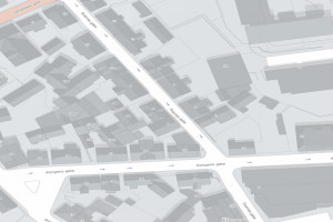 Bilde av Sverres gate - kart av nyere dato